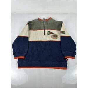 Oshkosh Kids Camping Hiking Quarter Zip Pullover Sweater 24M